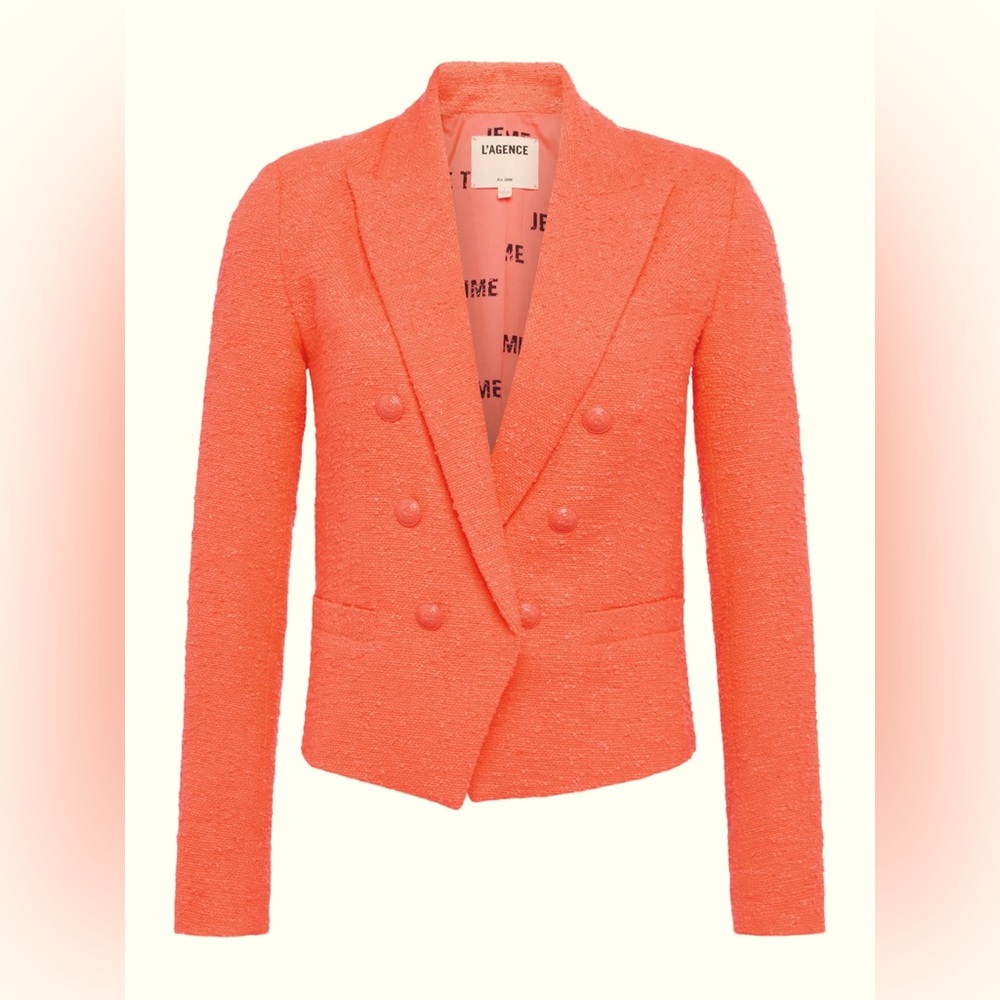 L'AGENCE Brooke Tweed Blazer